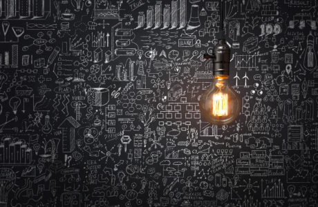 Design Thinking - Finding creative solutions on a blackboard